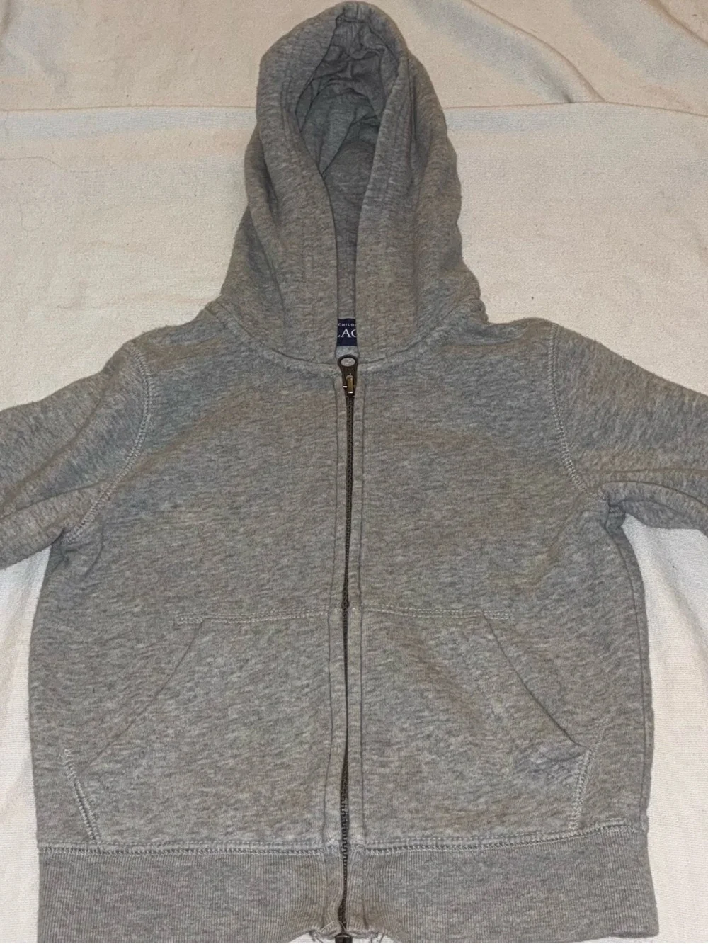 The Children's Place Gray Zip-Up Hoodie Jacket